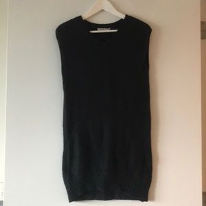 Alexander Wang knitted wool jumper tunic xsmall
